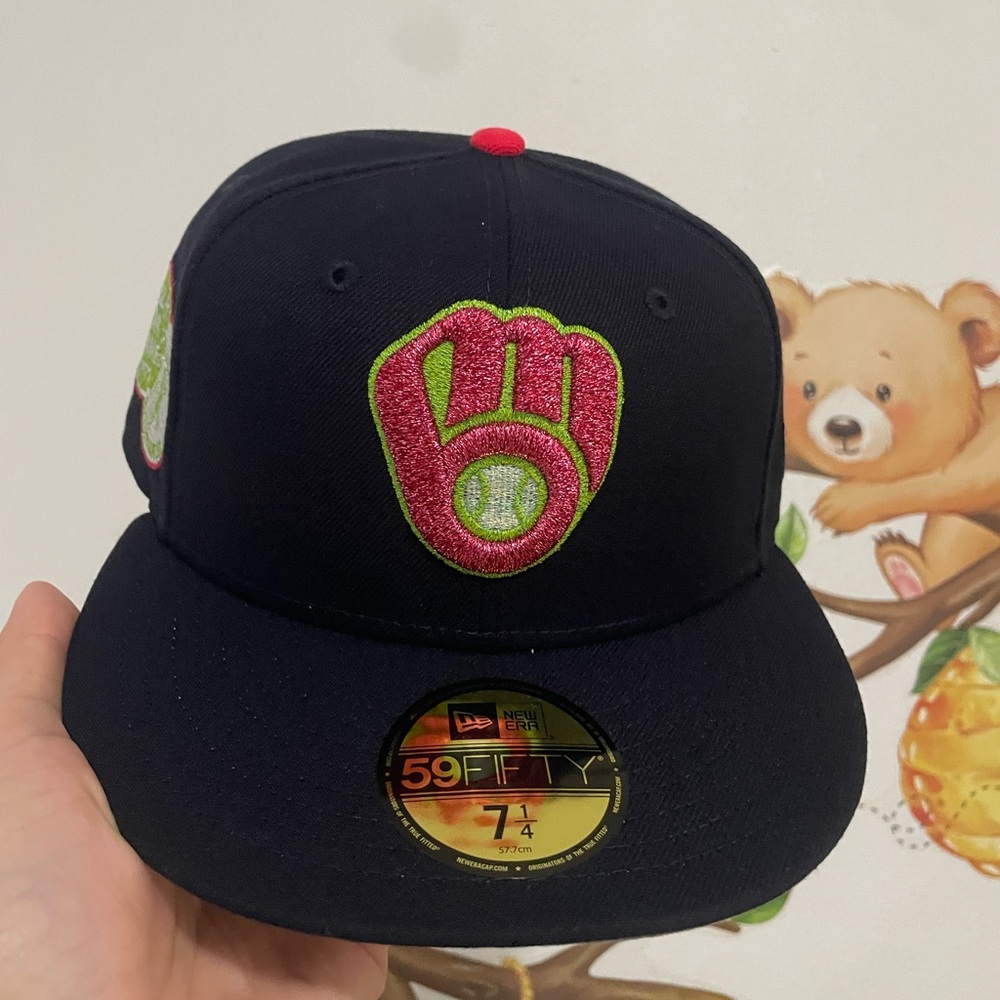 Hat club World Cup Mexico jersey Milwaukee brewers size 7 1/4 brand new sold out
